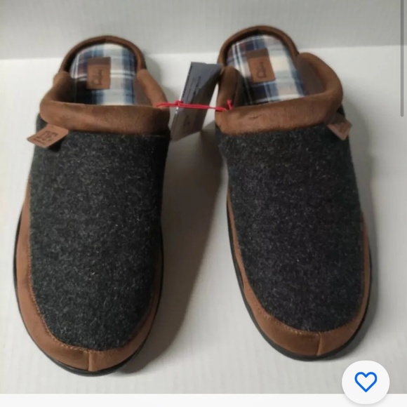 dearfoams Other - Dearfoam Gray Men’s Campfire Clog Slippers Indoor- Outdoor Size Small (7-8) NEW